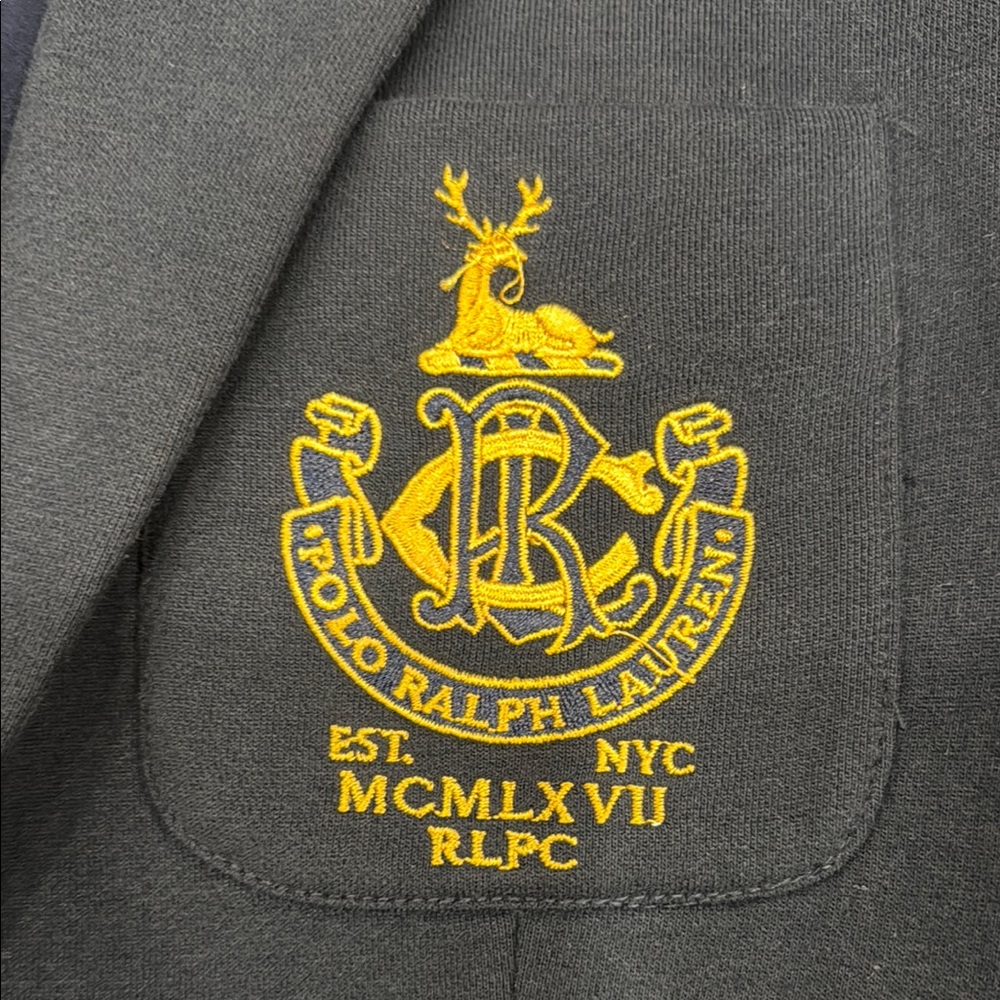 Polo Ralph Lauren Navy Blazer with Gold Buttons - Picture 2 of 9